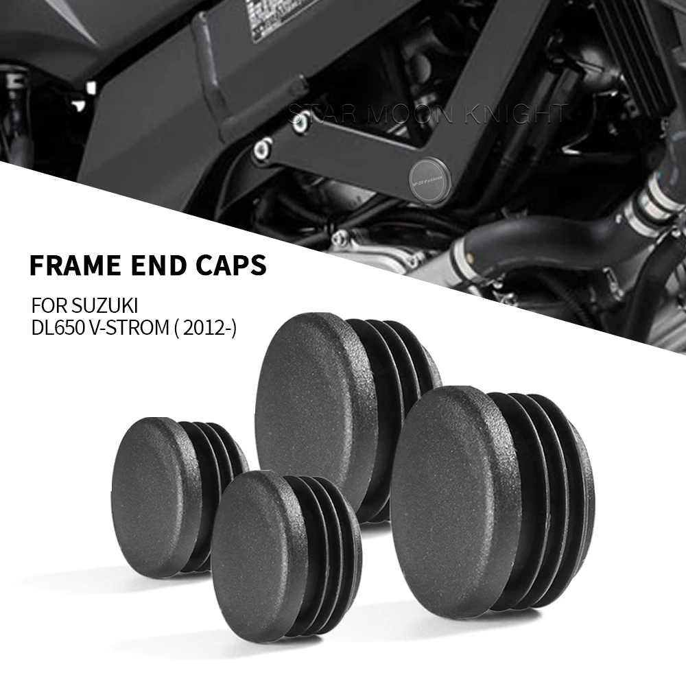 Motorcycle Frame Hole Cover Caps Plug Decorative Frame Cap Set For Suzuki DL 650 DL650 V-Strom 2012 - 2022 2021 2020 2019 2018