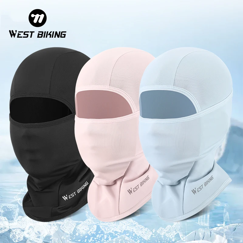 WEST BIKING Kids Baclava Face Mask Summer Cooling Face Cover protezione UV ghetta per il collo leggera sci ciclismo cappello da pesca