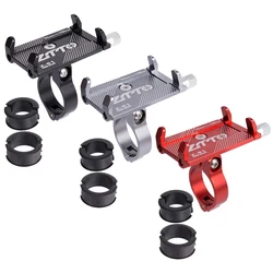 ZTTO Bicycle Phone Holder Reliable Mount Universal MTB Mobile Cell GPS Metal Motorcycle Holder on Road Bike Moto M365 Handlebar