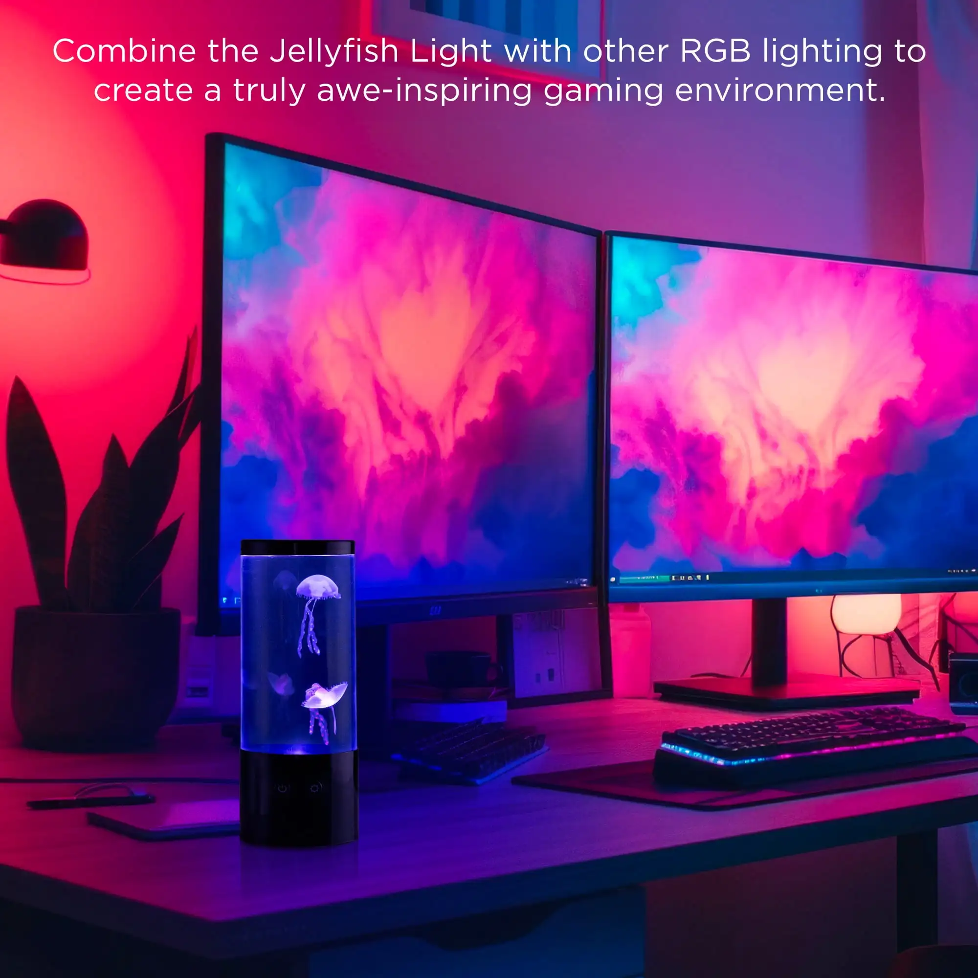 

Jellyfish Lamp Motion & Multicolor Leds - Easy Mode Switching