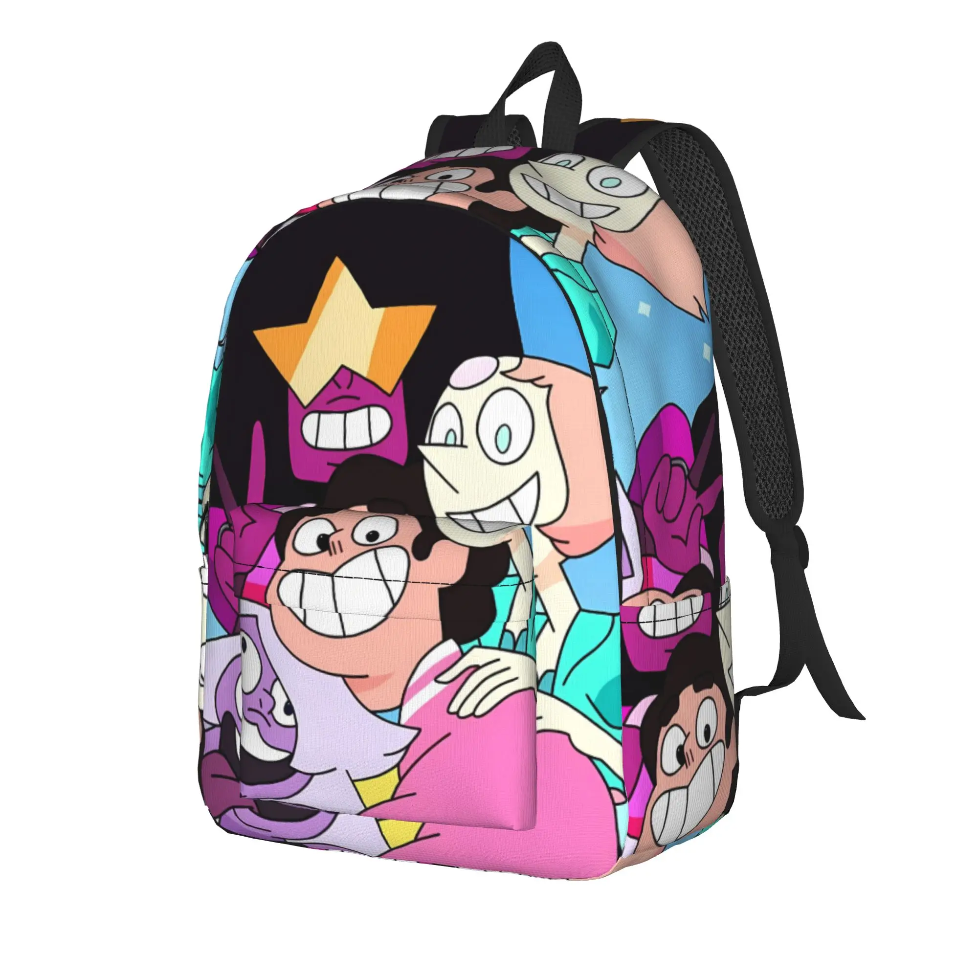 Crystal Gems Steven Universe Backpack  Stylish Backpacks Female Outdoor Durable High School Bags High Quality Rucksack
