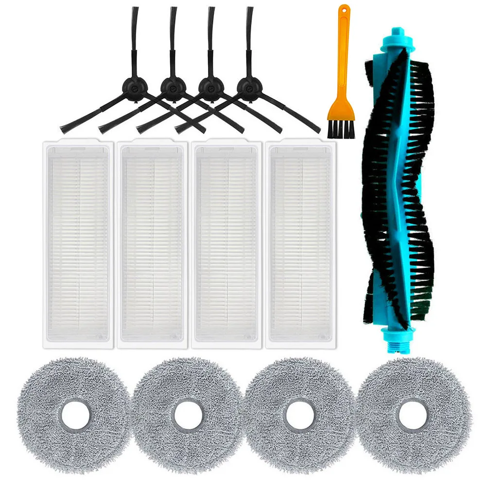 Bolsas de polvo para Conga 11090 Spin Revolution, filtro Hepa, mopa, paños para Conga 11090 Spin Revolution, cepillo principal, cepillos laterales