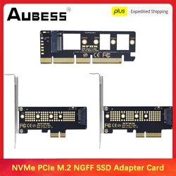 M.2 NVMe SSD NGFF To PCIE X16 Adapter M Key Interface Card Support PCI-e PCI Express 3.0 2230-2280 Size M.2 M2 Pcie Adapter