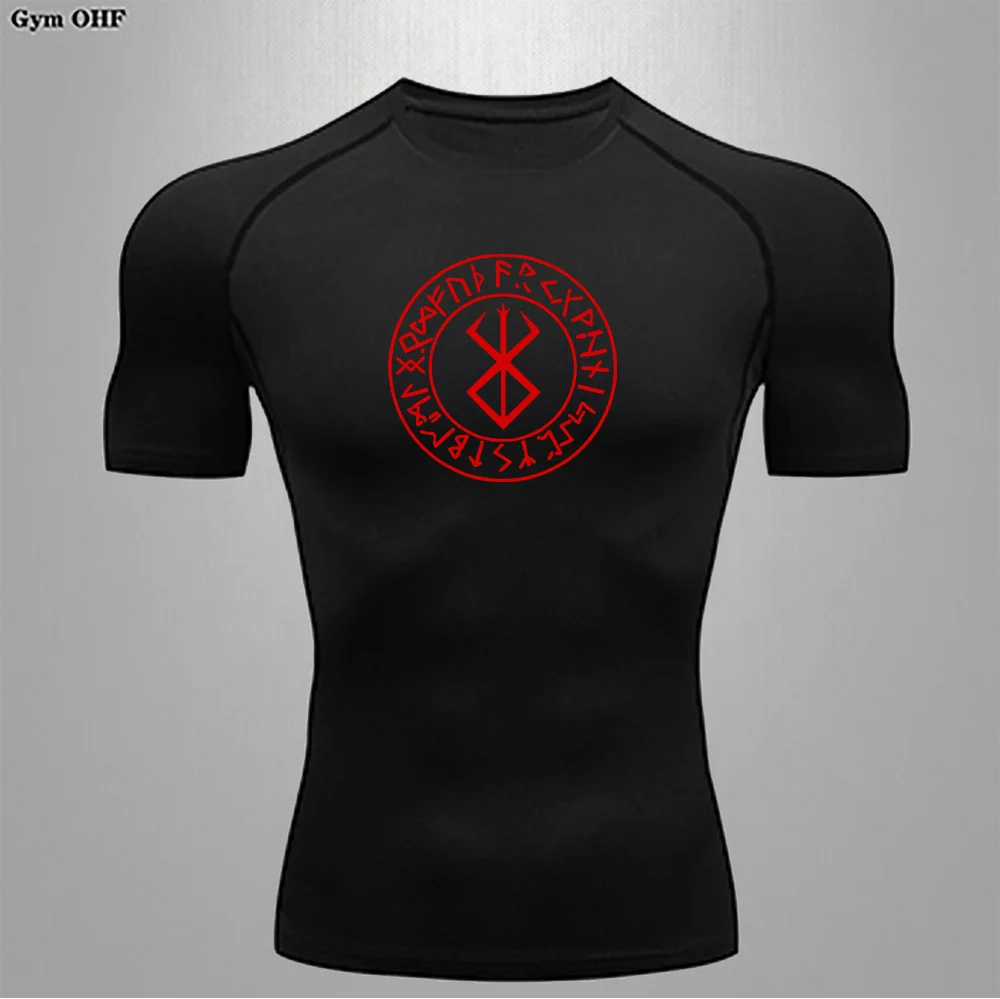 Fitness Gym T Shirt Men Quick Dry Running Shirt Compression Sport Shirt Male Gym Workout Sport Short Sleeve Summer T-shirt Men