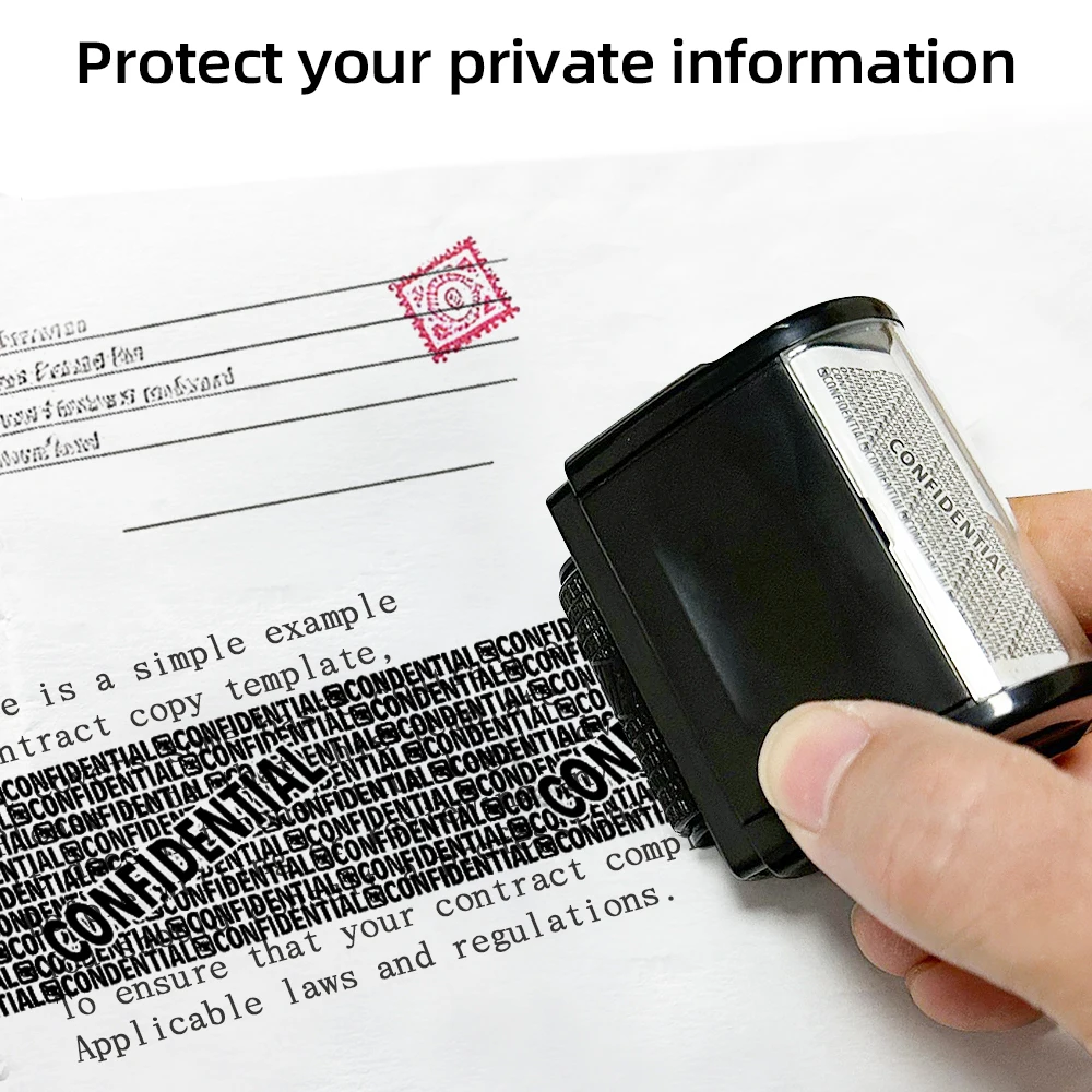 

Identity theft protection roller seal privacy information confidentiality roller seal privacy confidentiality seal