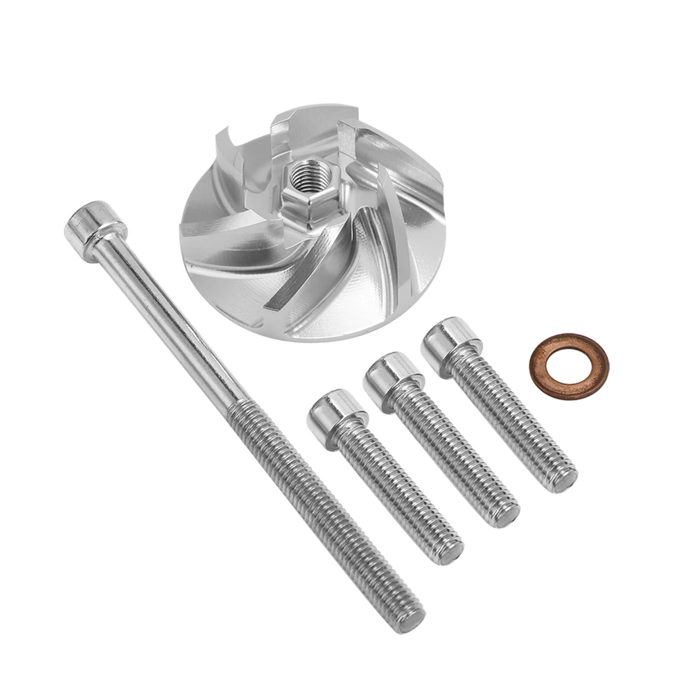 Water Pump Impeller Billet Shaft Complete Redo Kit For HONDA CRF450R CRF 450R 19215-MEB-670 19241-MEB-670 2002-2008 Rebuild Set