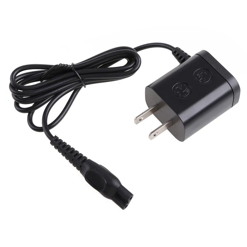 2-Prong Charger EU Plug Power Adapter for philips Shavers HQ8505/6070/6075/6090