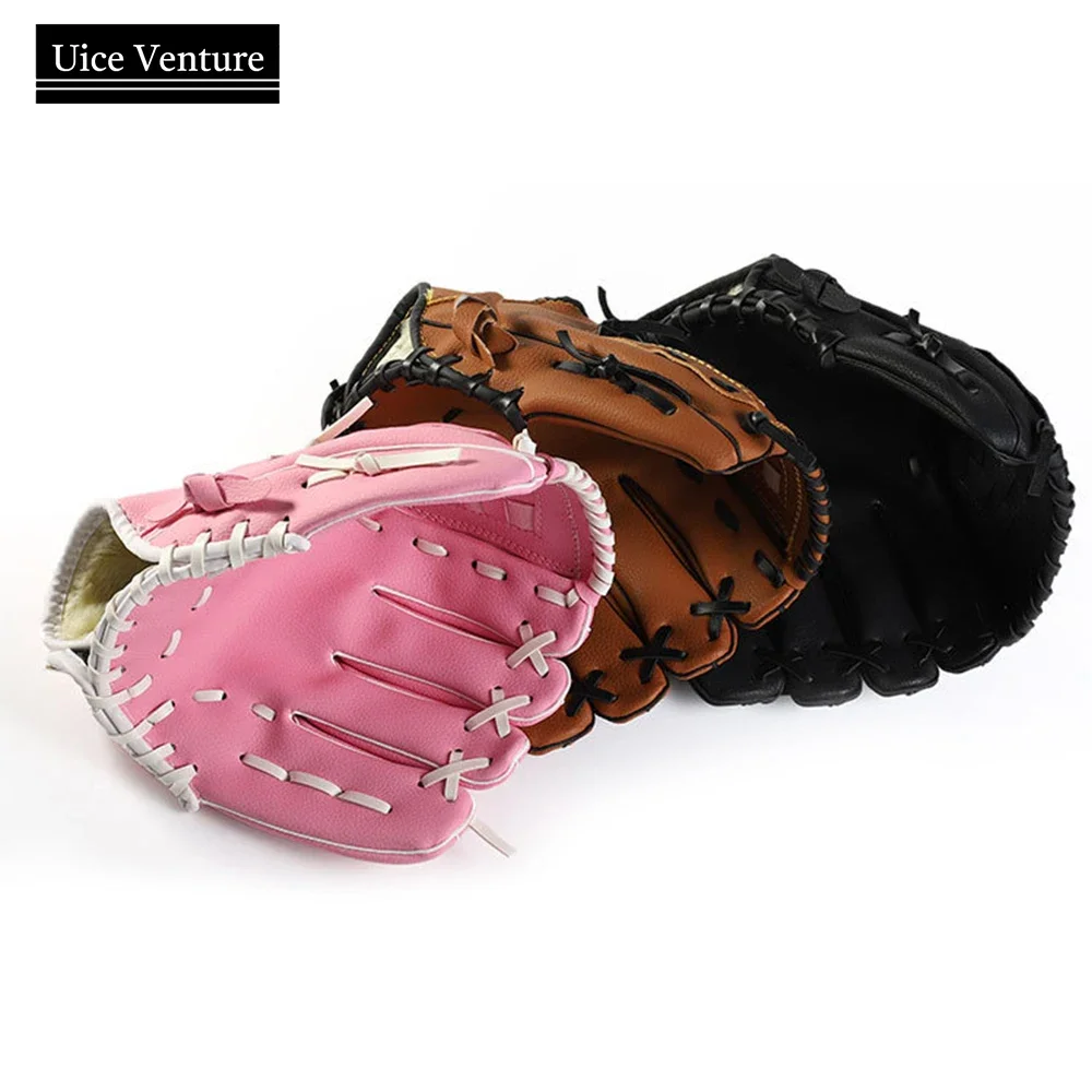 Outdoor Sport Baseball Glove PU Leather Batting Gloves Softball Practice Equipment Baseball Training Competition Glove