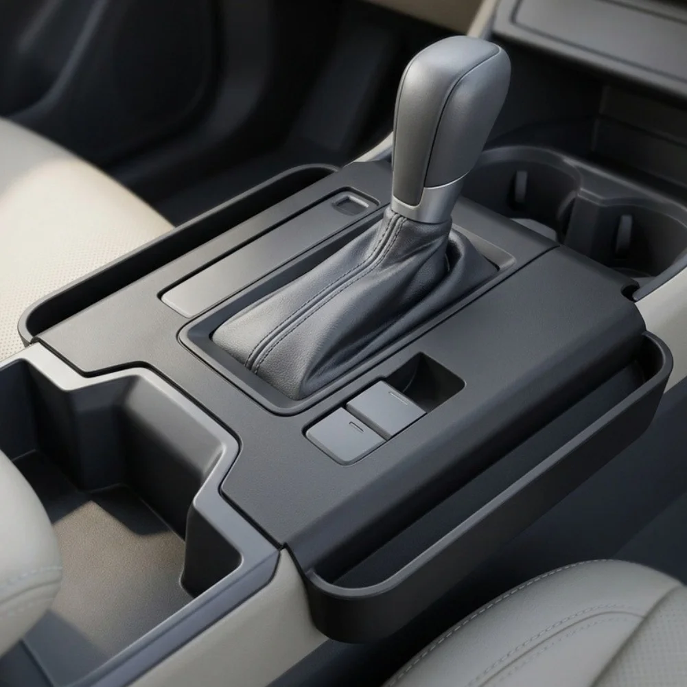 For Car Interior Decoration Gear Shift Panel Cover Gear Box Surround Silicone Material Direct Replacement Easy Installation