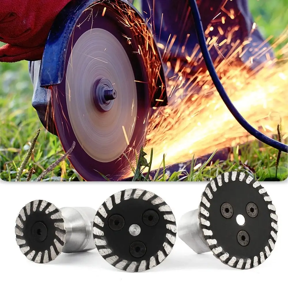 

Removable M14 Flange Brazed Diamond Blade Stone Granite Marble Grinder Accessories Engraving Saw Caving Blade 40/50mm Diameter