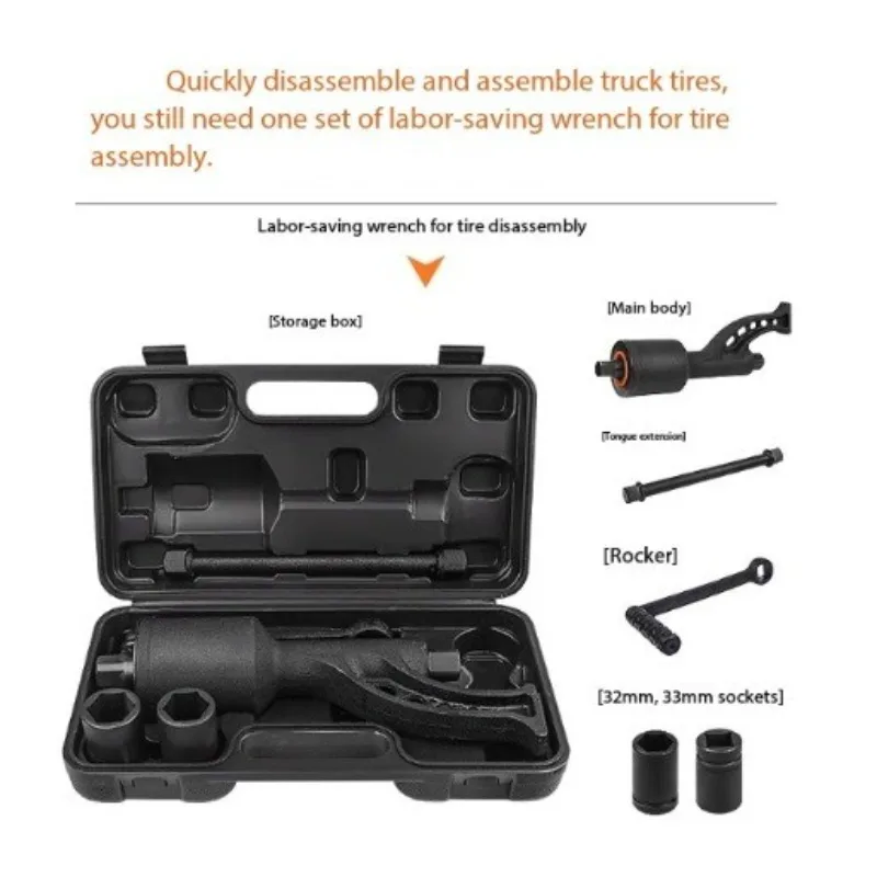 Heavy-Duty Reducer Manual Air Wrench for Effortless Removal and Installation