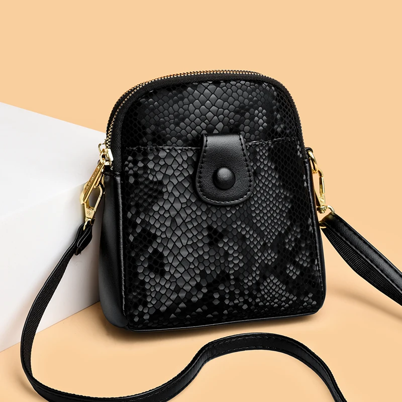 

Vintage Simple Women Shoulder Bags Fashion Brand Small Handbag Crossbody Phone Purse Pack Solid Color PU Leather Messenger Bags