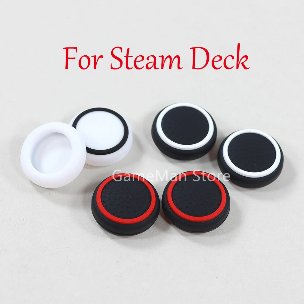 500pcs Replacement For Steam Deck Controller Non-slip Luminous Silicone Analog Thumb Stick Grip Joystick Cap