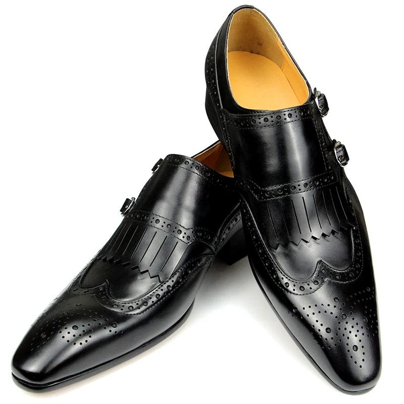 Herren-Kleiderschuhe, Slipper, Business, Hochzeit, Italien, Designer-Lederschuhe, spitze Zehen, Fabrikgroßhandel, Drop-Shipping, kostenloser Versand