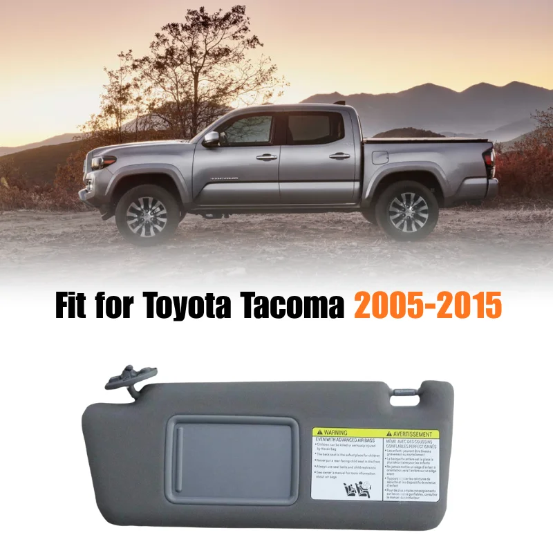 

Car Sun Visor For Toyota Tacoma 2005 2006 2007 2008 2009 2010 2011 2012 2013 2014 2015 Front Sunshade