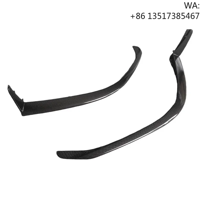 

Used for Ferrari 296 to a dry carbon fiber front diffuser with corner wind blade body kit
