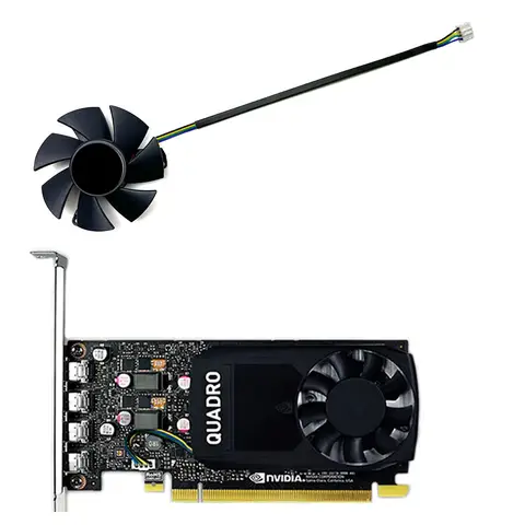 4PIN 46MM New For NVIDIA LEADTEK Quadro K620 P520 P40 P600 P1000 Graphics Card Replacement Fan