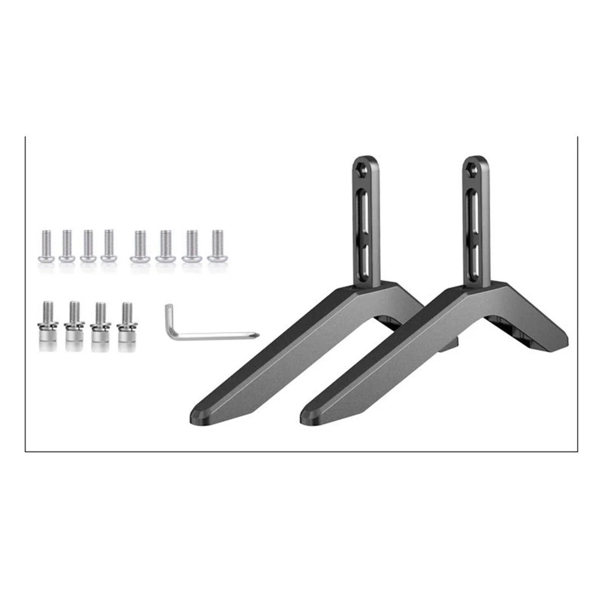 Universal TV Stand Base Table Top TV Legs for Vizio Samsung LG TCL Hisense Televisions with Screws image 5
