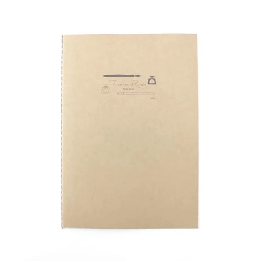 

SAKAE Technical Paper Tomoe River FP 52gsm Economy Notebook by SANZEN, 5.85 x 8.27 Inch A5-size,5mm, White, 64 pages (32 sheets