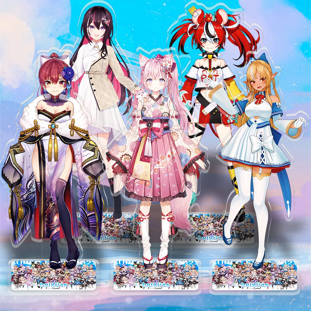 

Double-Sided HOLOLIVE VTuber Acrylic Stand 15cm - Premium Anime Character Display (Suisei, Towa, Watame)
