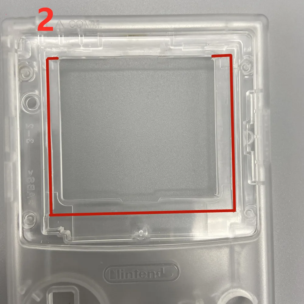 2,6' IPS Hochhelligkeits-LCD-Bildschirm Geeignet für Nintendo Game Boy Color IPS GBC LCD Unterstützt Pixel-Anzeige – Detail 6