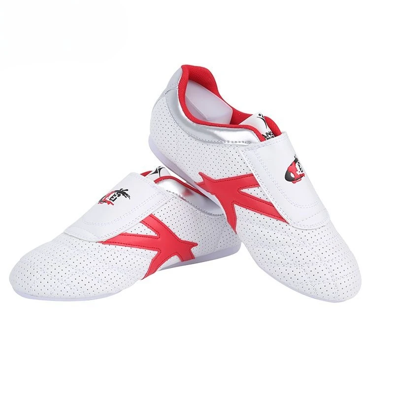 أفضل بيع أحذية التايكوندو للأزواج المضادة للانزلاق الرجال والنساء فنون الدفاع عن النفس حذاء التدريب مريح التقليدية حذاء الكونغ فو #5