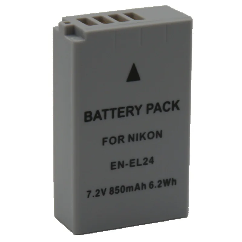 

EN-EL24 EN EL24 850mah 7.2V Replacement Li-ion Battery ENEL24 for Nikon 1 J5, 1J5, DL18-50, DL24-85 Digital Camera Batteries