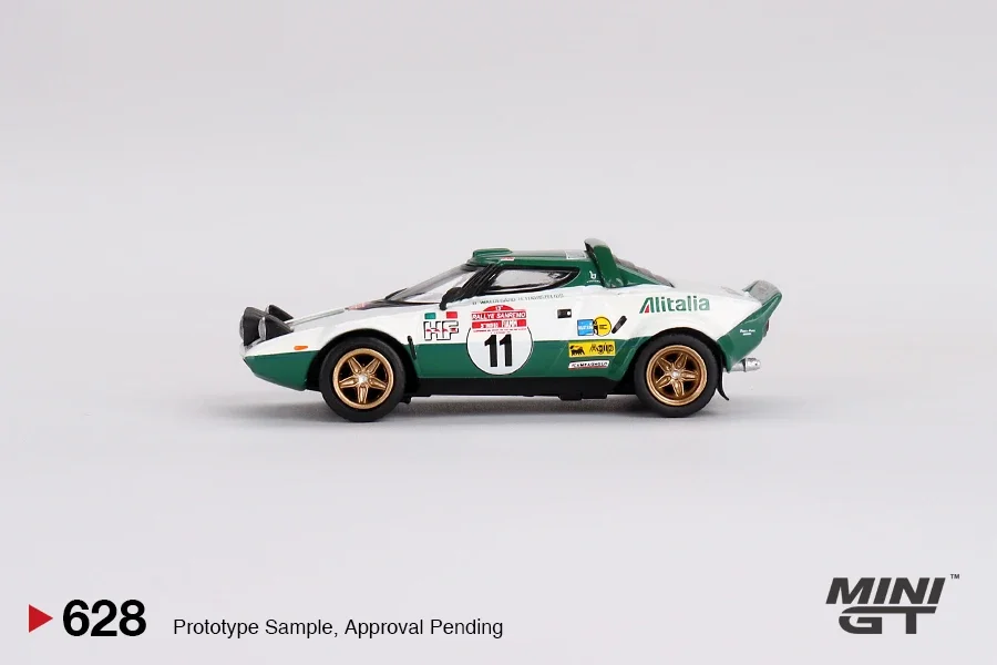 MINIGT 1:64  HF 1975 Rally Sanremo Winner #11 Model Car