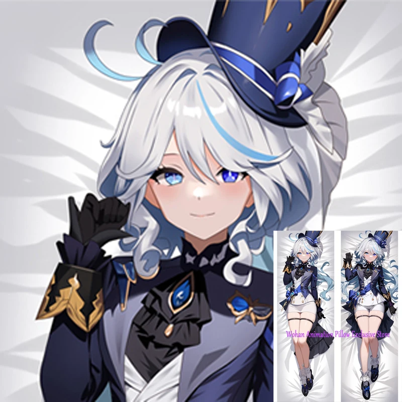 

Dakimakura Anime Pillow Cover Furina de Fontaine Double Sided Print 2-Side Pillowcase Decoration