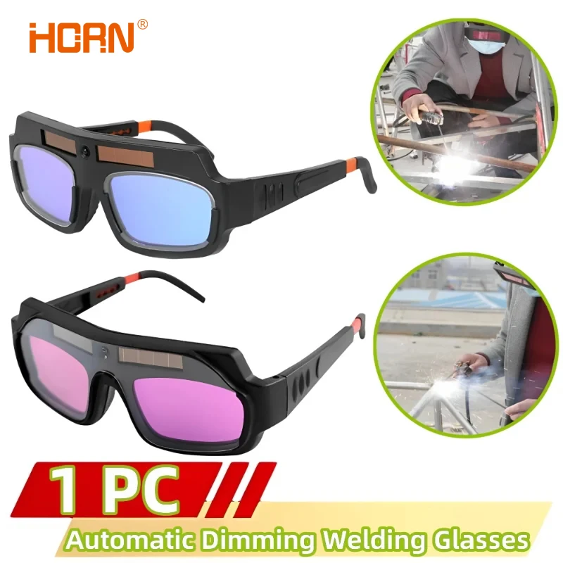 Automatic Dimming Welding Glasses Argon Arc Welding Solar Goggles Special Anti-glare Glasses Tools for Welders Automatic Dimming