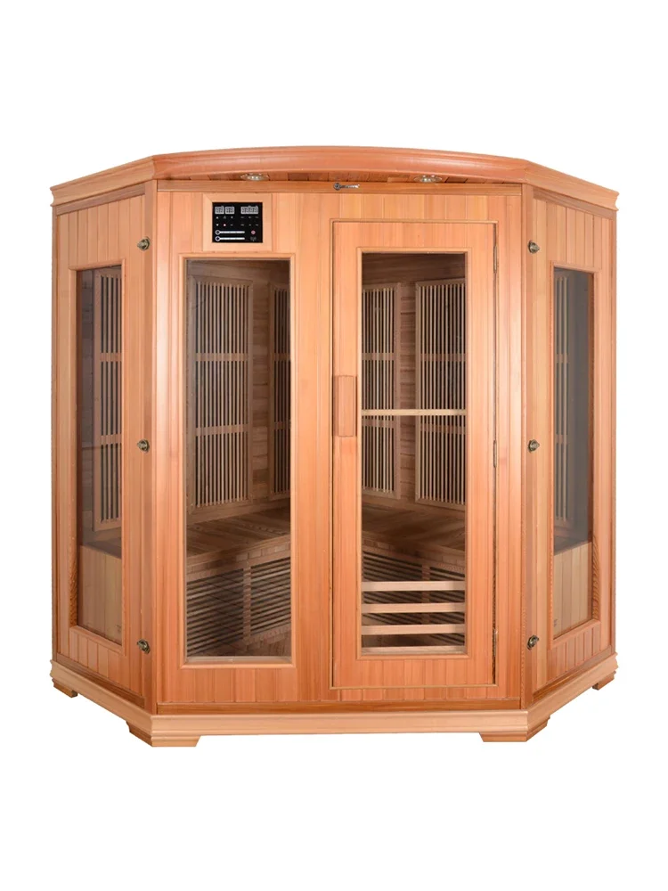 Superior Sauna integrated household dry and wet steam room, infrared light wave fumigation and steam room