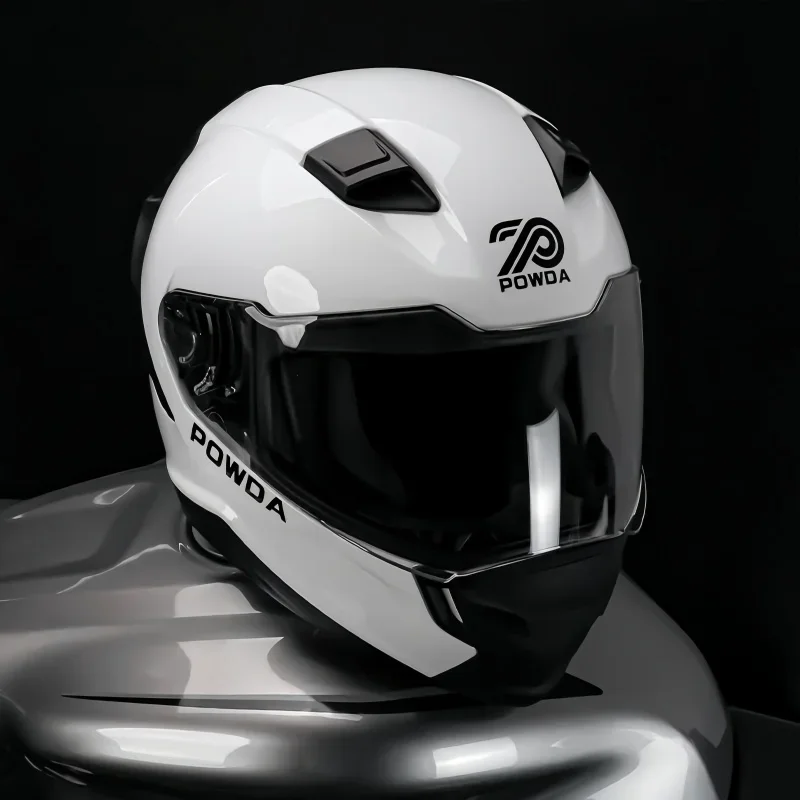 خوذة دراجة نارية كاملة للوجه، - مراجعة Dual Visor Motorcycle Racing Helmet وسعره
