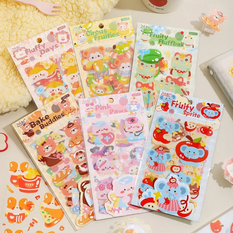 lot-de-30-autocollants-animaux-mignons-kawaii-grenouille-cochon-elephant-pour-scrapbooking-journal-creatif-papeterie-decorative-album-et-etiquettes-adhesives