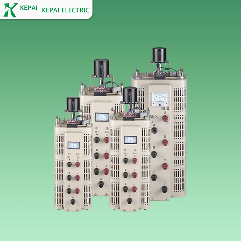 High Quality 3-15kVA TSGC2 Automatic Servo Motor Control Factory Direct Three-Phase Voltage Regulator for Household Transformer