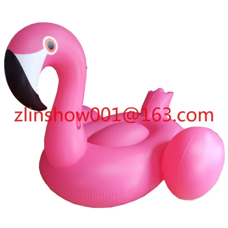 Inflatable floating row water animal mount recliner unicorn flamingo