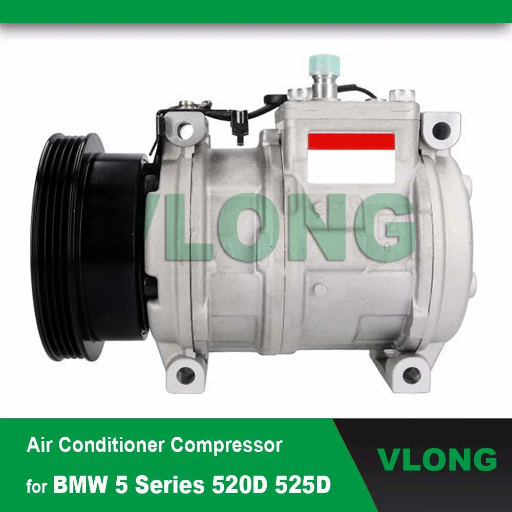 6SBU14C AC Compressor For BMW  5 E60 520 D 2003 2010 E88 2008 2003 W0133-1910284 47260-1853 472601853 64526987862 134479R