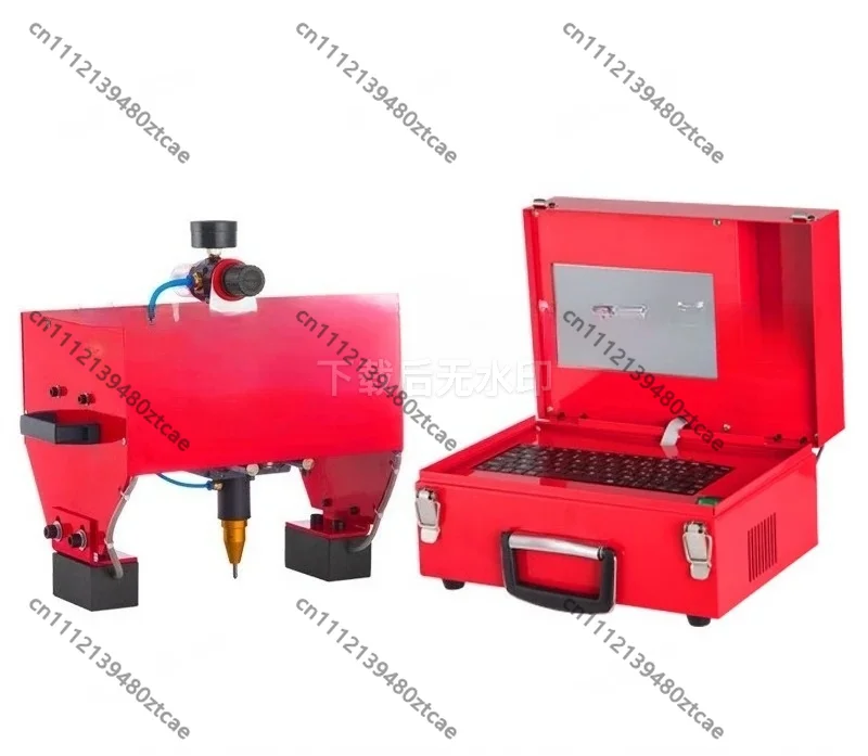Portable Pneumatic Marking Machine Metal Nameplate Coding Machine  Vin Code Dot Peen Marker Engraving Tool
