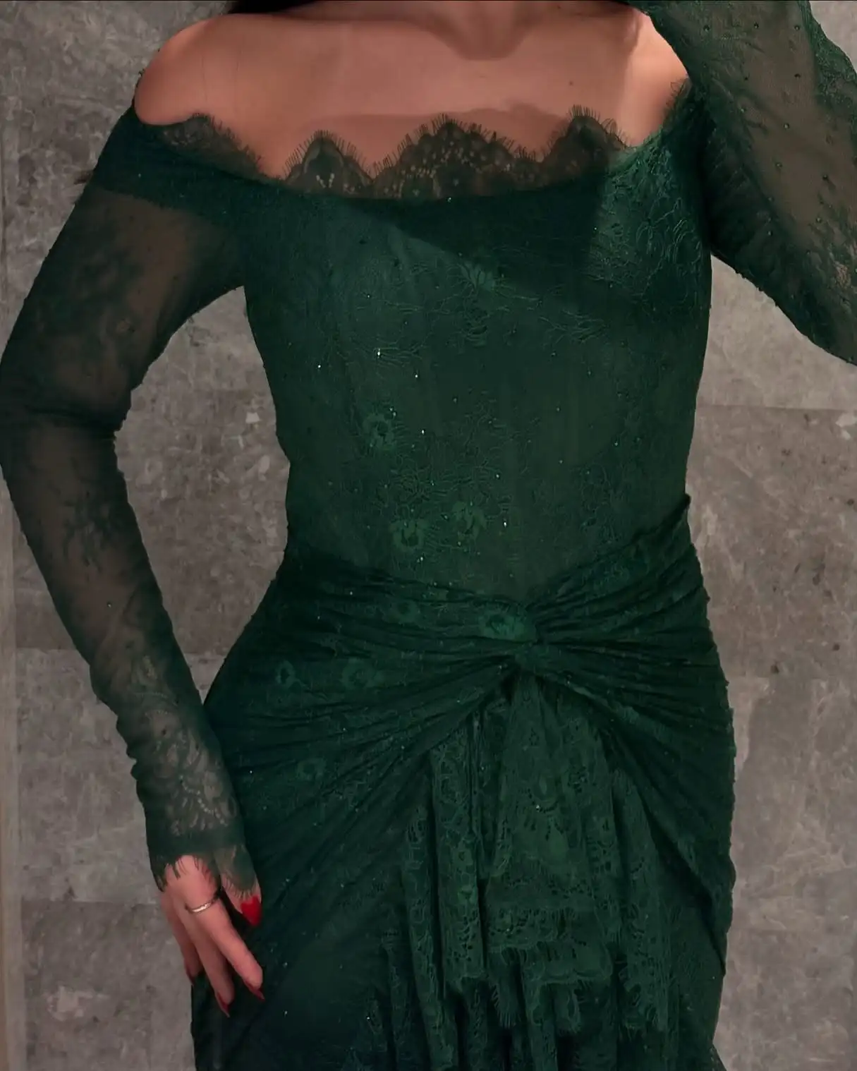 

Aenyrst Luxury Prom Dresses Off the Shoulder Floor-Length Mermaid Evening Party Dresses Aso Ebi Formal Occasion Gowns 2025