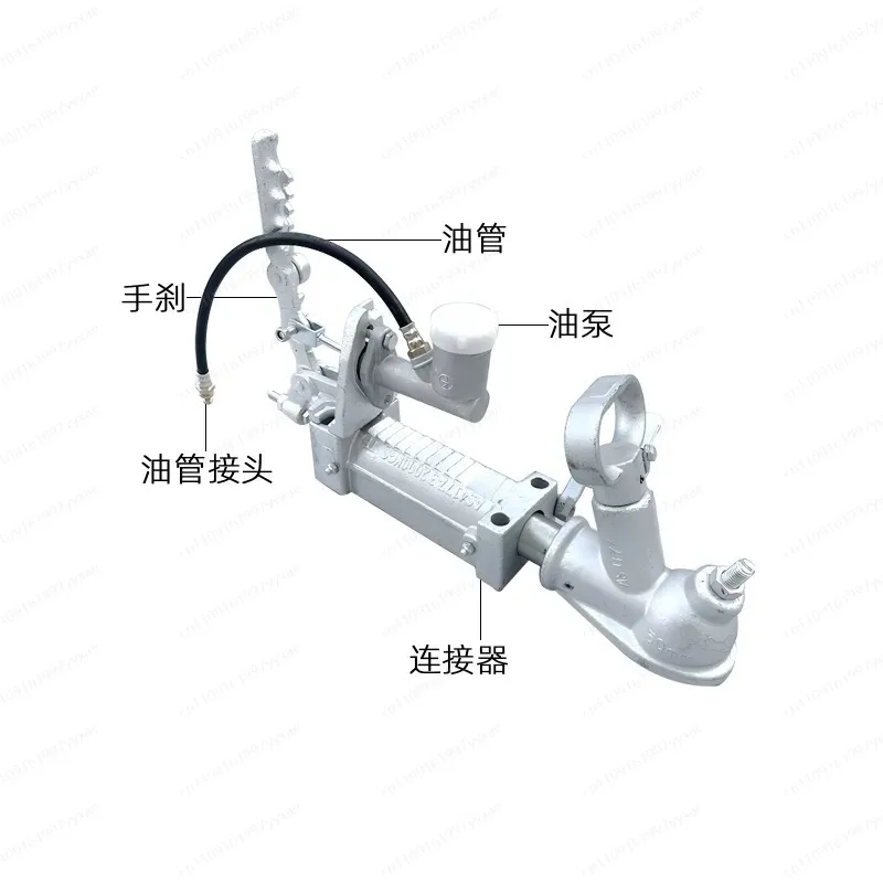 

Trailer hydraulic brake connector set, impact brake and handbrake, including 3/4 and 7/8 oil pumps