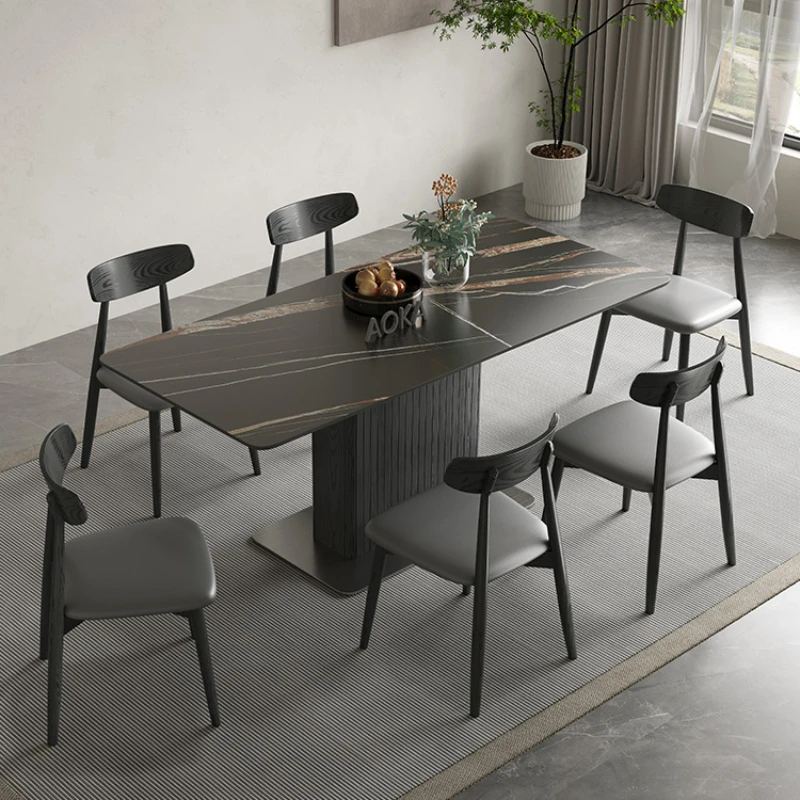 

Nordic Modern Dining Tables Coffee Kitchen Luxury Slate Design Dining Tables Living Room Outdoor Esstische Home Furniture SR50DT