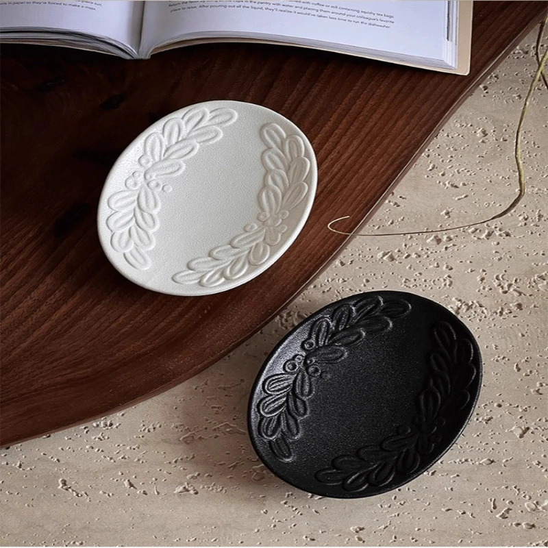 

High-end Ceramic Soap Box Household Use, Bathroom Washbasin, High Appearance Level Soap Box, Household Cleaning Tool Accessories