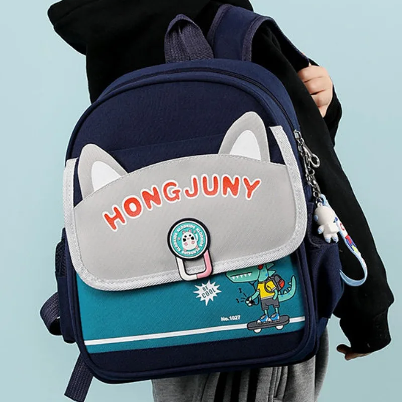 Cute Cartoon Backpack para Kindergarten Children, Schoolbag leve para meninos e meninas