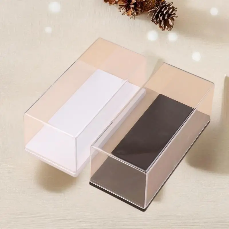 1Pcs DIY Acrylic Dustproof Display Case for 1/43 Model Cars, Transparent Storage Box for Diecast Toys