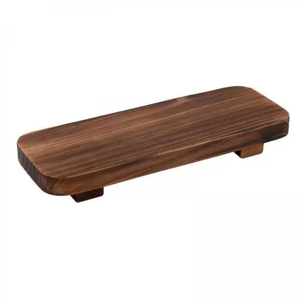 Wood Pedestal Soap Stand Minimalist Soap Tray Wooden Riser Bathroom Kitchen Decor Organizer Gift