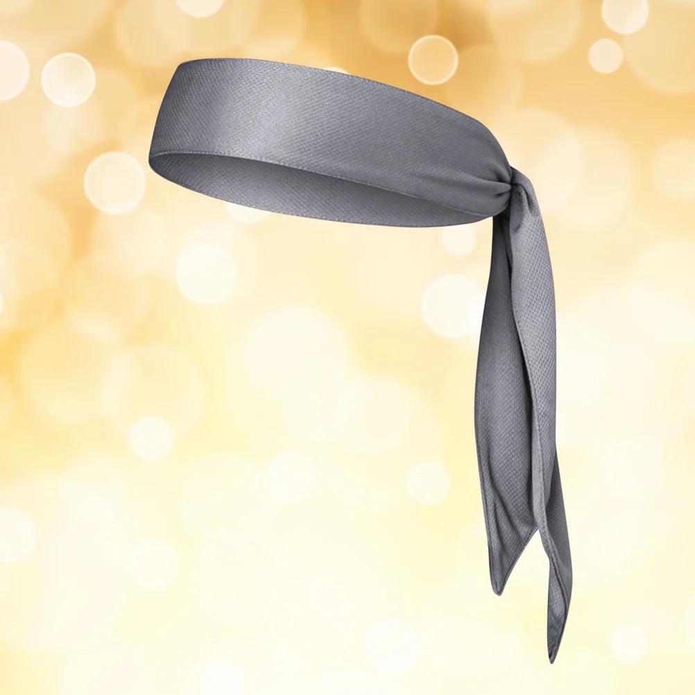 عصابة رأس ماصة وغير قابلة للانزلاق للياقة البدنية والجري واليوجا وتمارين رمادي قابلة للتنفس وتبخرية رائعة #2