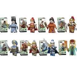 New The Three Kingdoms Warlords Pang Tong Li Dian Block Man Model Boys Puzzle DIY Toys Holiday Gifts for Kids Hobby Collections