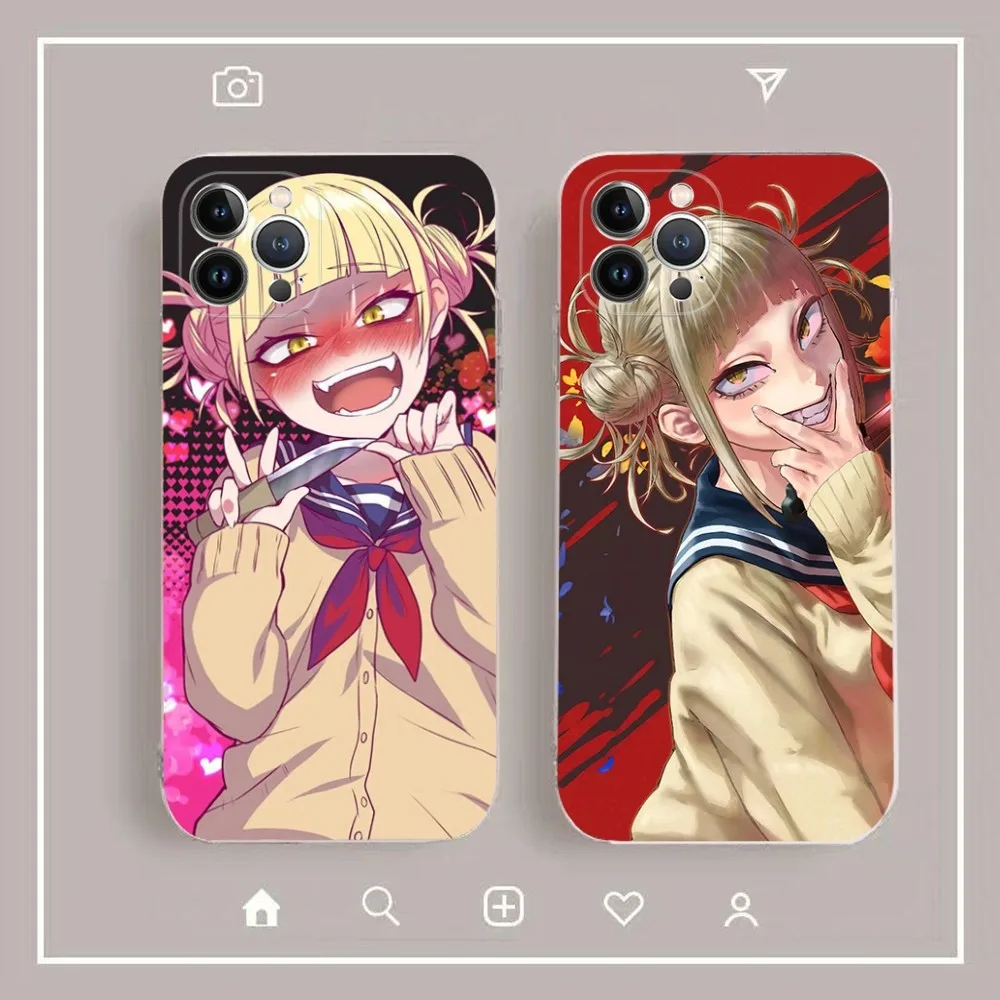 Toga Himiko M-My H-Hero A-Academia Phone Case For iPhone 14 13 12 11 Pro Max XS X XR SE 2020 6 7 8 Plus Mini Protective Shell