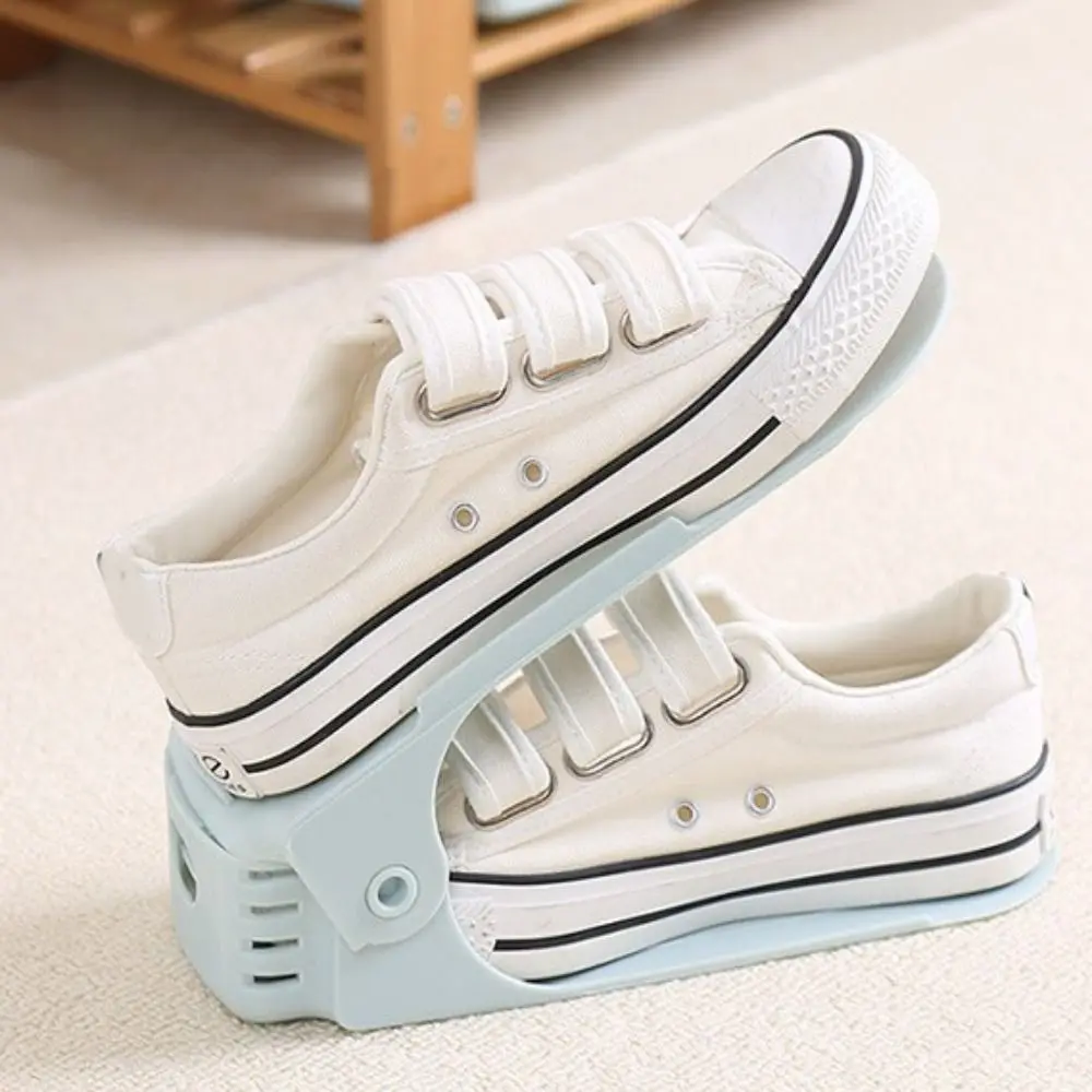 Colorful Organizer Footwear Support Shoerack Stand Solid Color Shoe Rack