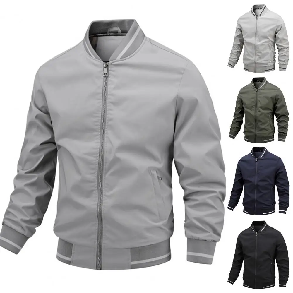 Spring Summer Bomber Jacket Men Black Casual Slim Fit Baseball Mens Jackets New Autumn Fashion High Quality Jackets for Men