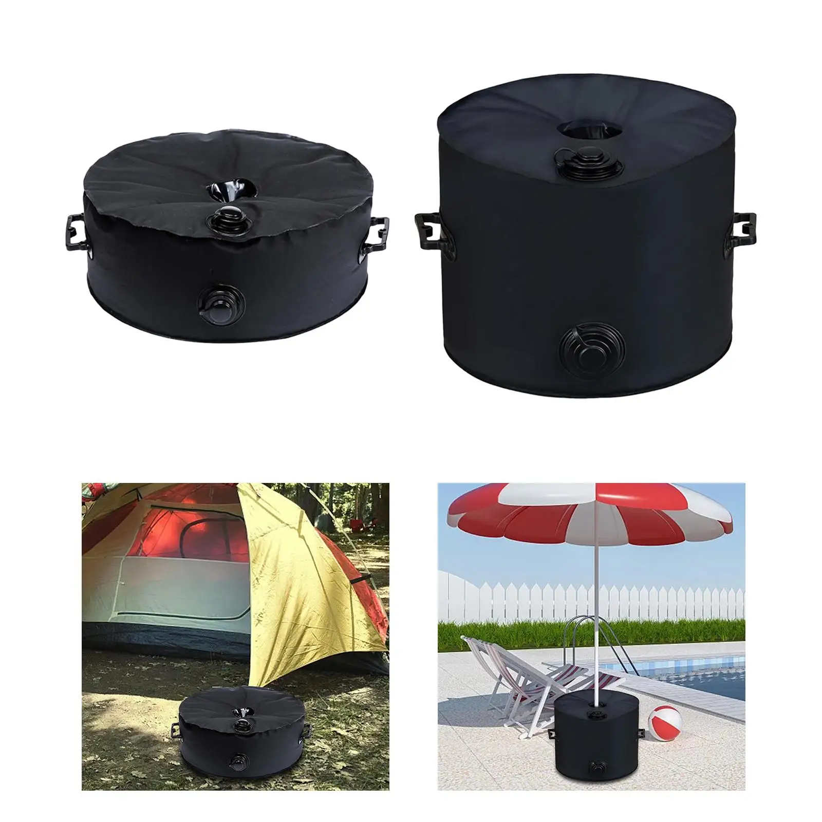 Sun Umbrella Base Stand Waterproof Water Sand Filled Weight Sand Bag for Carport Lawn Beach Canopies Outdoor Patio Umbrella